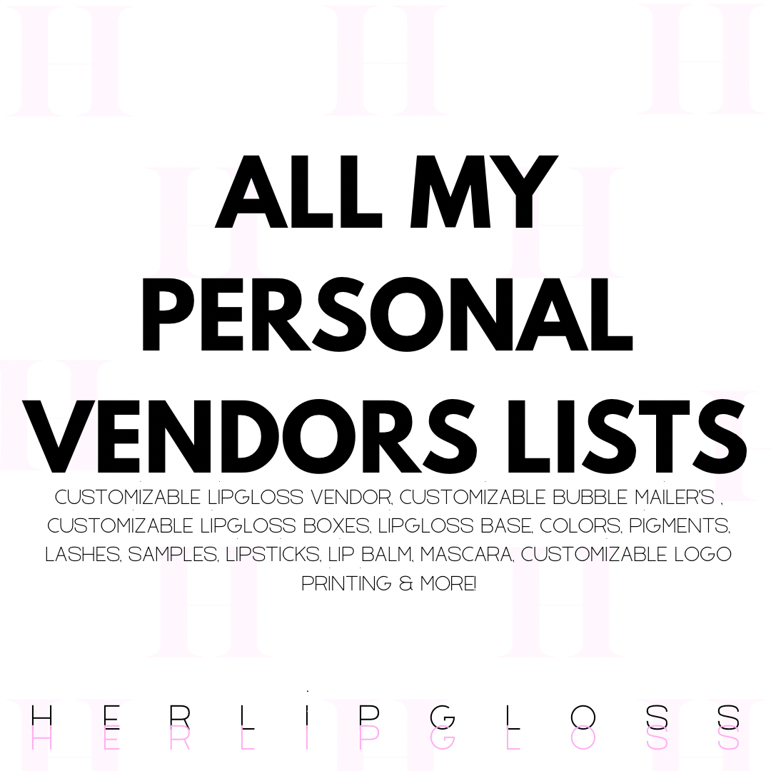 HER Ultimate ALL Vendors List